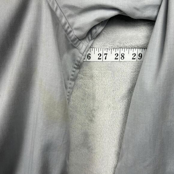 Eton Contemporary Fit Dress Shirt Gray Herringbone Cotton Men Size 18.5 47 ‘Read - Picture 9 of 12